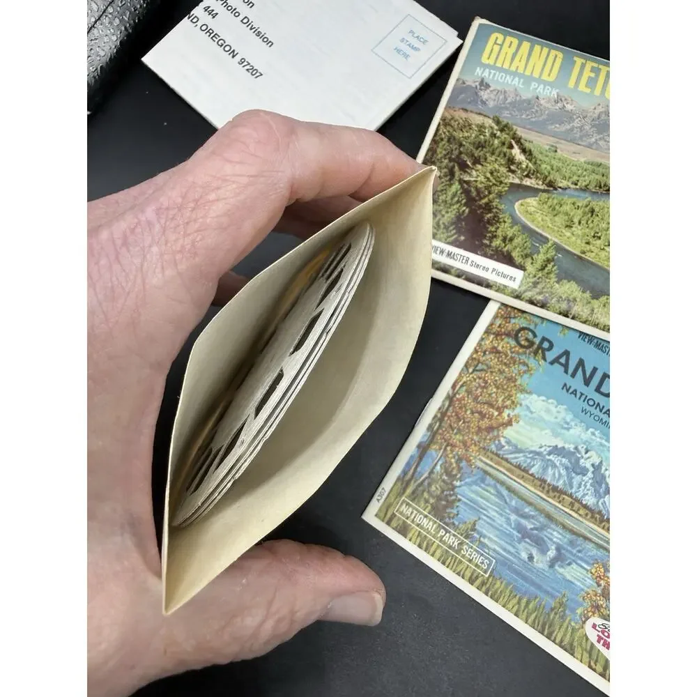 Sawyer's View-Master#A307 GRAND TETON NATIONAL PARK, WYOMING 1965 Issue